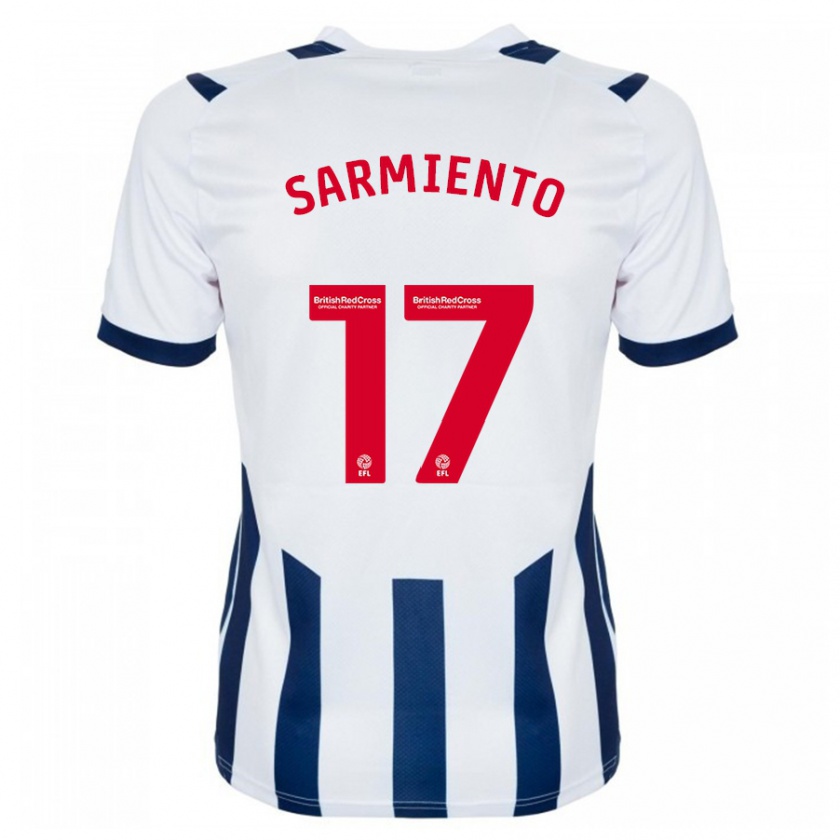 Kandiny Uomo Maglia Jeremy Sarmiento #17 Bianco Kit Gara Home 2023/24 Maglietta