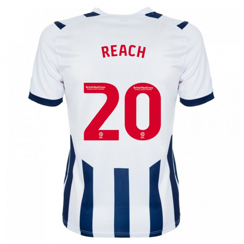 Kandiny Uomo Maglia Adam Reach #20 Bianco Kit Gara Home 2023/24 Maglietta