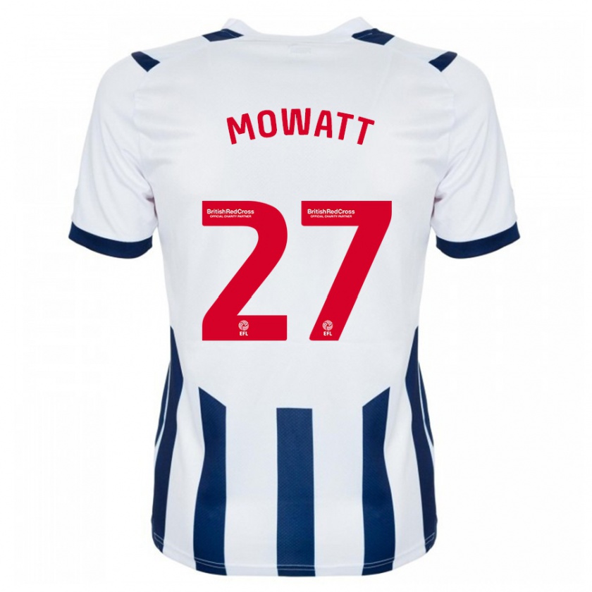 Kandiny Męski Alex Mowatt #27 Biały Domowa Koszulka 2023/24 Koszulki Klubowe