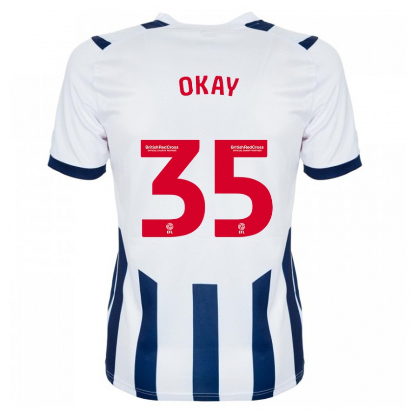 Kandiny Heren Okay Yokuşlu #35 Wit Thuisshirt Thuistenue 2023/24 T-Shirt België