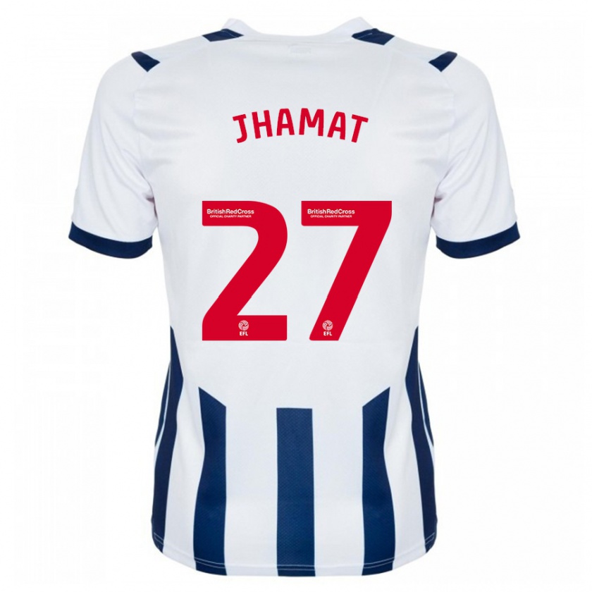 Kandiny Heren Simran Jhamat #27 Wit Thuisshirt Thuistenue 2023/24 T-Shirt België