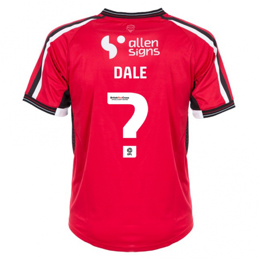 Kandiny Hombre Camiseta Harry Dale #0 Rojo 1ª Equipación 2023/24 La Camisa