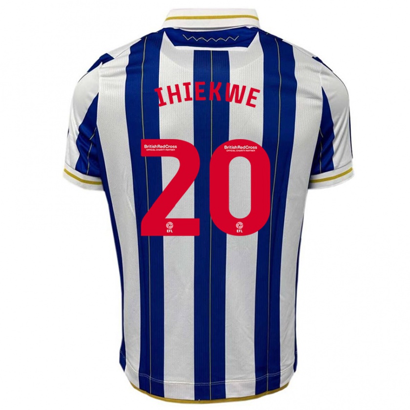 Kandiny Heren Michael Ihiekwe #20 Blauw Wit Thuisshirt Thuistenue 2023/24 T-Shirt België