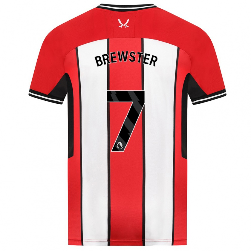 Kandiny Hombre Camiseta Rhian Brewster #7 Rojo 1ª Equipación 2023/24 La Camisa