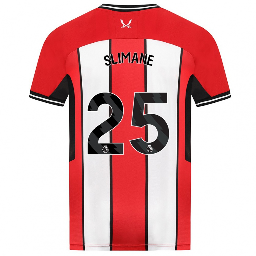 Kandiny Heren Anis Slimane #25 Rood Thuisshirt Thuistenue 2023/24 T-Shirt België