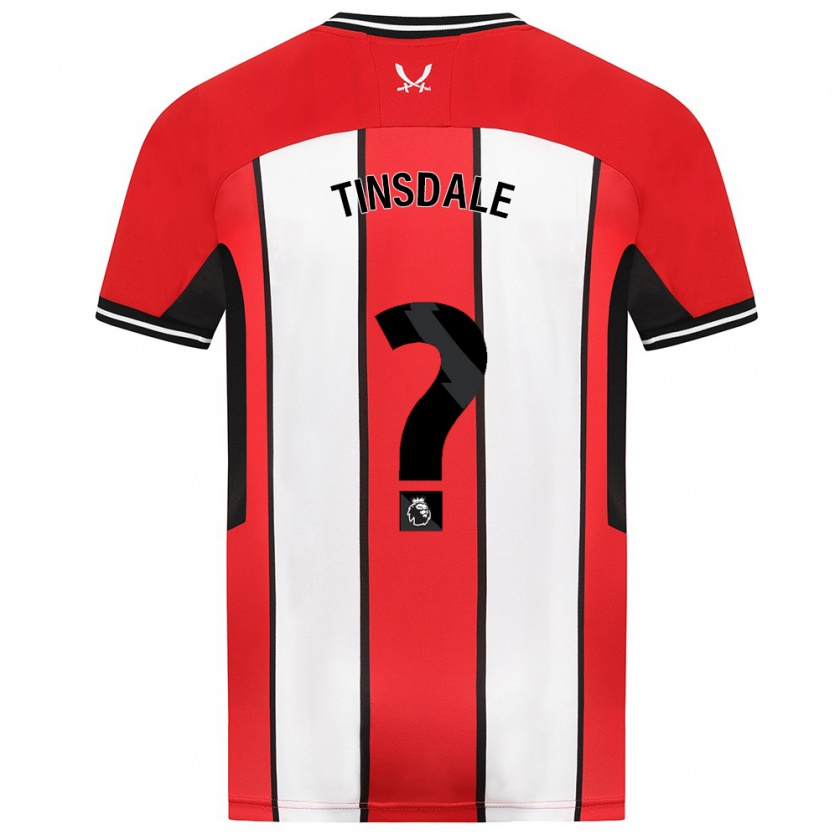 Kandiny Heren Jay Tinsdale #0 Rood Thuisshirt Thuistenue 2023/24 T-Shirt België