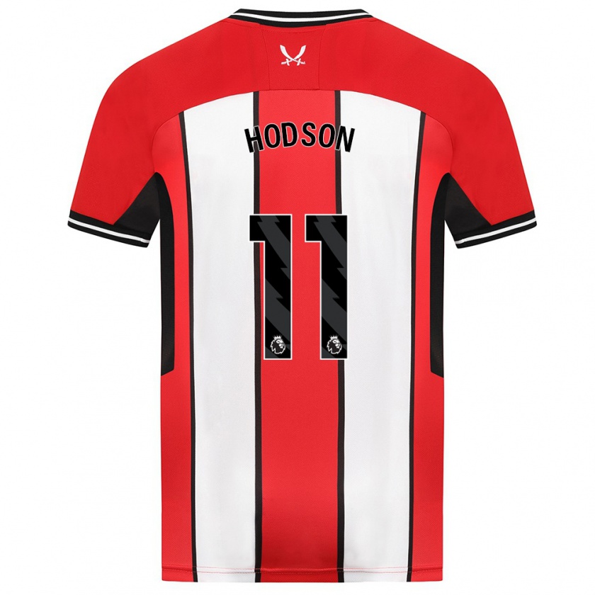 Kandiny Heren Ashley Hodson #11 Rood Thuisshirt Thuistenue 2023/24 T-Shirt België