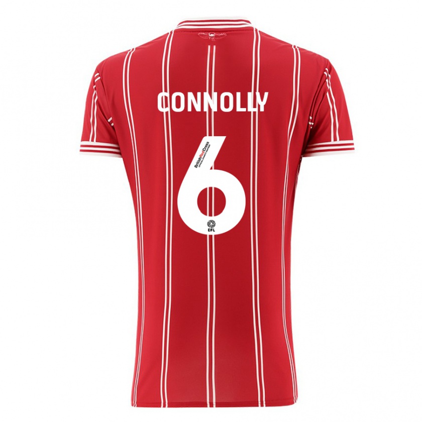 Kandiny Herren Megan Connolly #6 Rot Heimtrikot Trikot 2023/24 T-Shirt Österreich