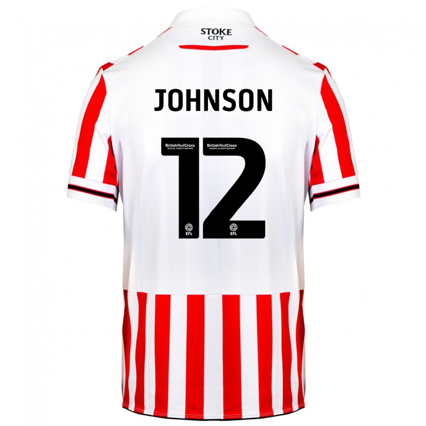 Kandiny Herren Daniel Johnson #12 Rot-Weiss Heimtrikot Trikot 2023/24 T-Shirt Österreich