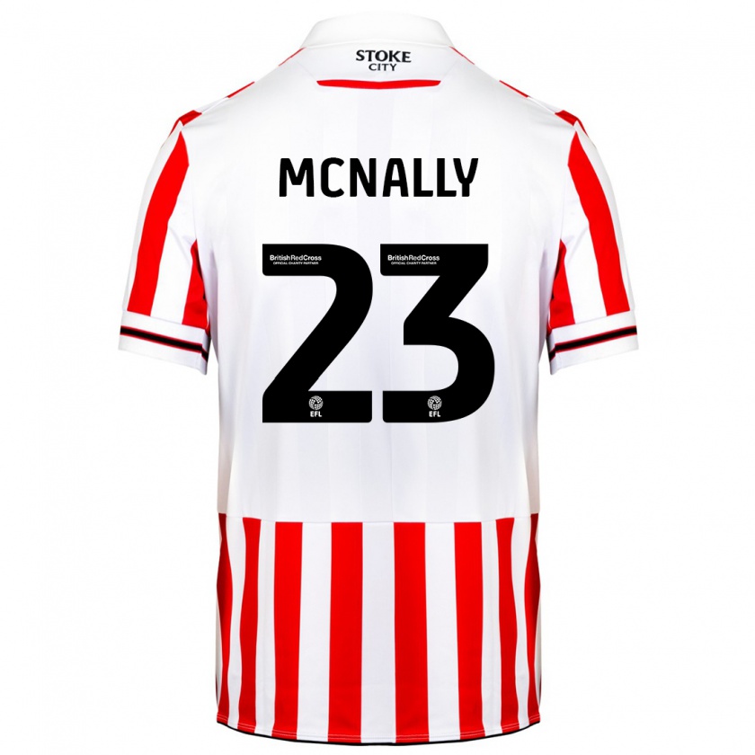 Kandiny Herren Luke Mcnally #23 Rot-Weiss Heimtrikot Trikot 2023/24 T-Shirt Österreich