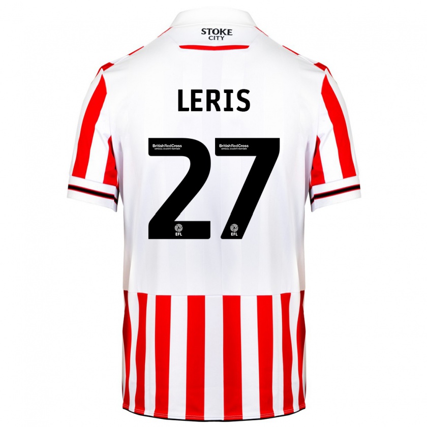 Kandiny Herren Mehdi Léris #27 Rot-Weiss Heimtrikot Trikot 2023/24 T-Shirt Österreich