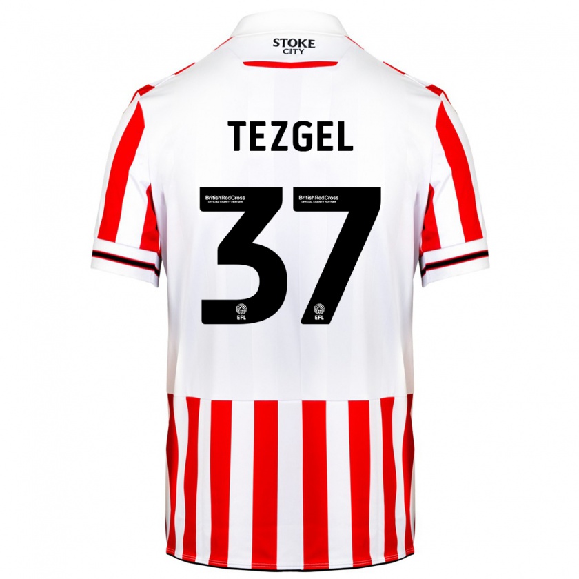 Kandiny Heren Emre Tezgel #37 Rood Wit Thuisshirt Thuistenue 2023/24 T-Shirt België