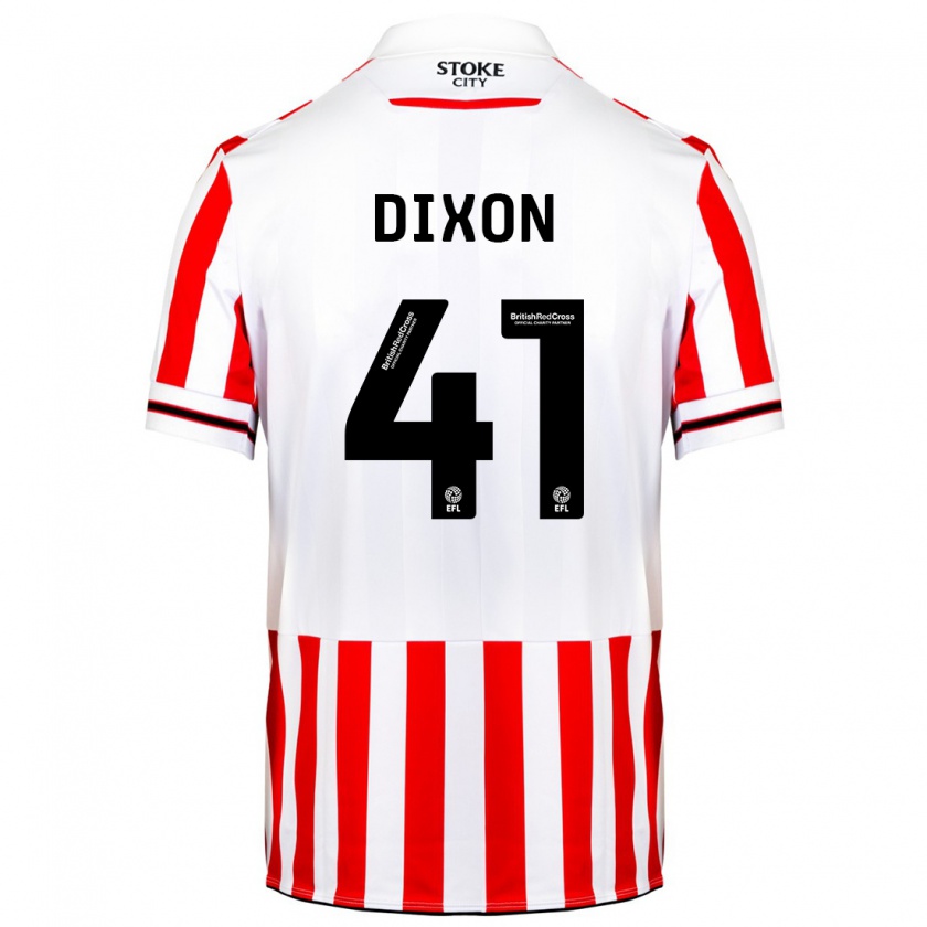 Kandiny Heren Jaden Dixon #41 Rood Wit Thuisshirt Thuistenue 2023/24 T-Shirt België