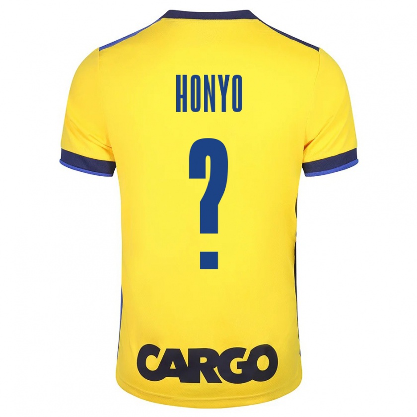 Kandiny Hombre Camiseta Yoav Honyo #0 Amarillo 1ª Equipación 2023/24 La Camisa