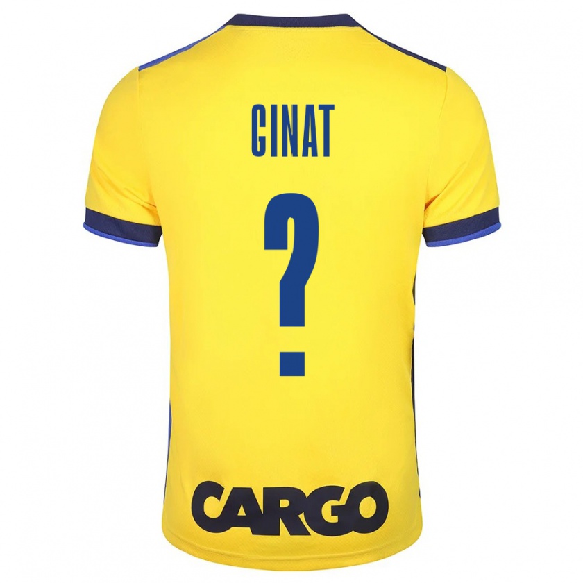 Kandiny Hombre Camiseta Eran Ginat #0 Amarillo 1ª Equipación 2023/24 La Camisa