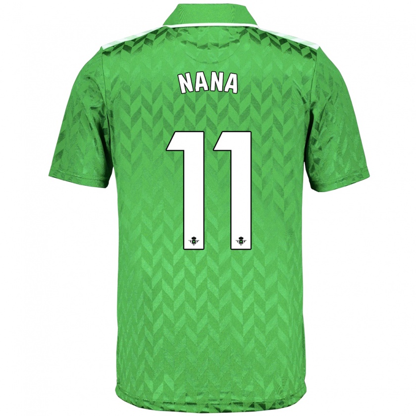 Kandiny Hombre Camiseta Nuria Ligero Fernández #11 Verde 2ª Equipación 2023/24 La Camisa