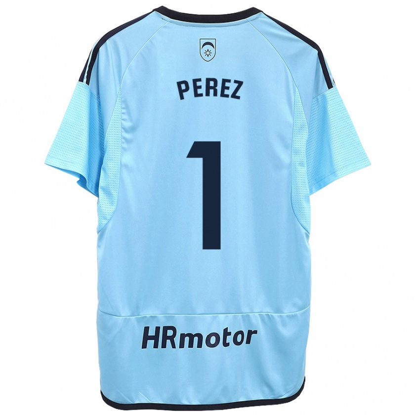 Kandiny Herren Silvia Pérez Fernández De Romarategui #1 Blau Auswärtstrikot Trikot 2023/24 T-Shirt Österreich