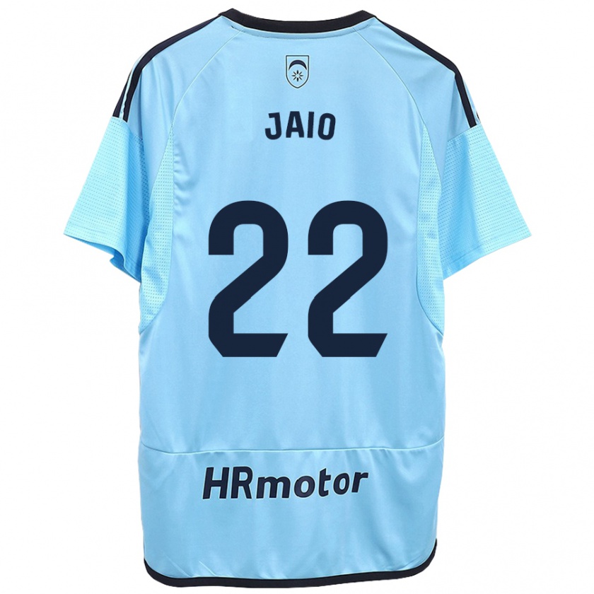 Kandiny Hombre Camiseta Jaione Larraiotz Senosiain #22 Azul 2ª Equipación 2023/24 La Camisa