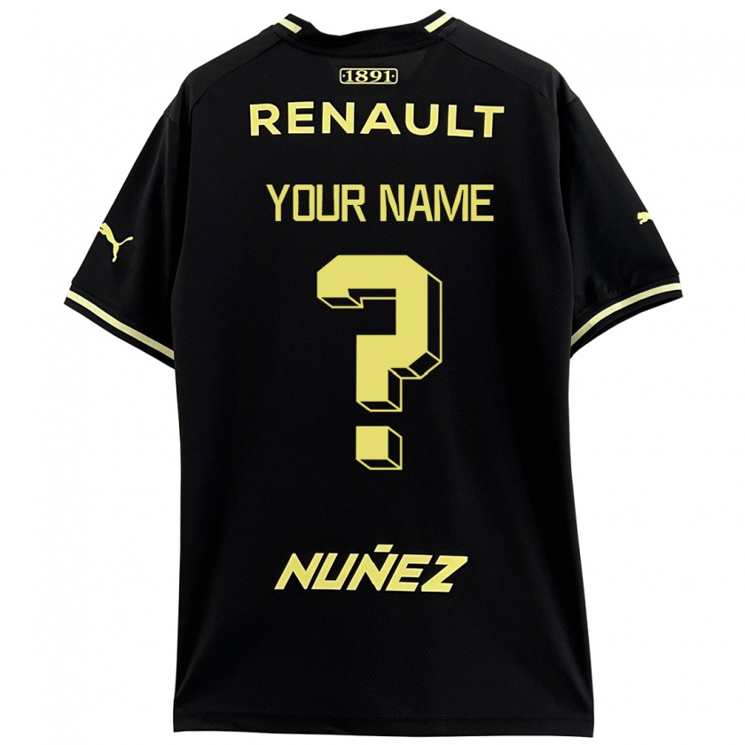 Kandiny Uomo Maglia Il Tuo Nome #0 Nero Kit Gara Away 2023/24 Maglietta