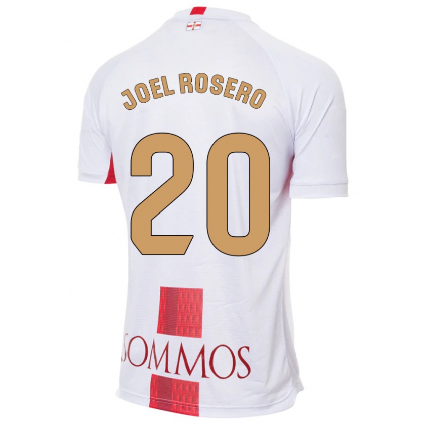 Kandiny Uomo Maglia Alexis Joel Rosero #20 Bianco Kit Gara Away 2023/24 Maglietta