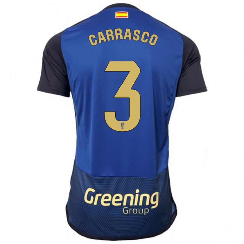 Kandiny Hombre Camiseta Marta Carrasco #3 Armada 2ª Equipación 2023/24 La Camisa México