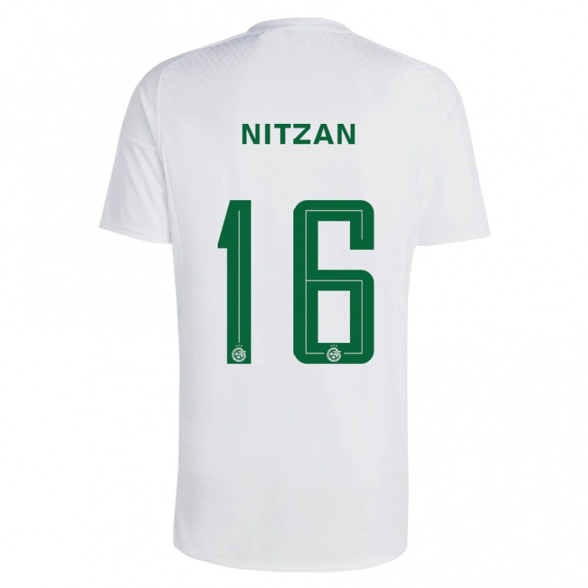 Kandiny Herren Itamar Nitzan #16 Grün Blau Auswärtstrikot Trikot 2023/24 T-Shirt Österreich