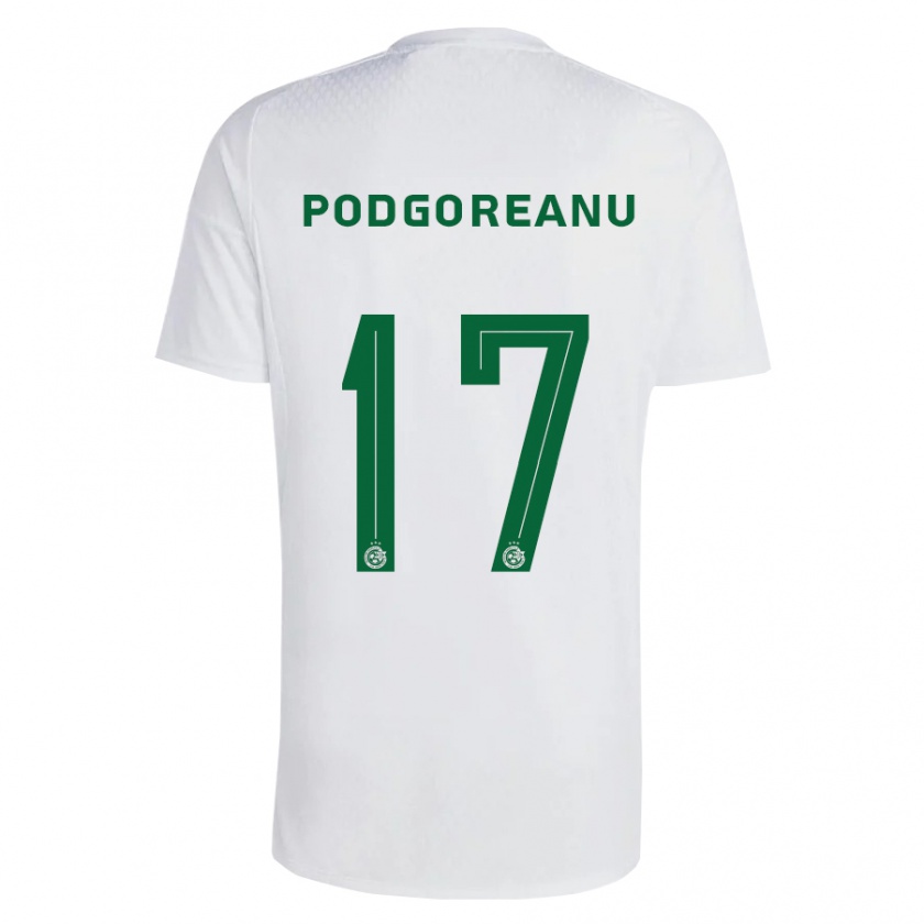 Kandiny Herren Suf Podgoreanu #17 Grün Blau Auswärtstrikot Trikot 2023/24 T-Shirt Österreich