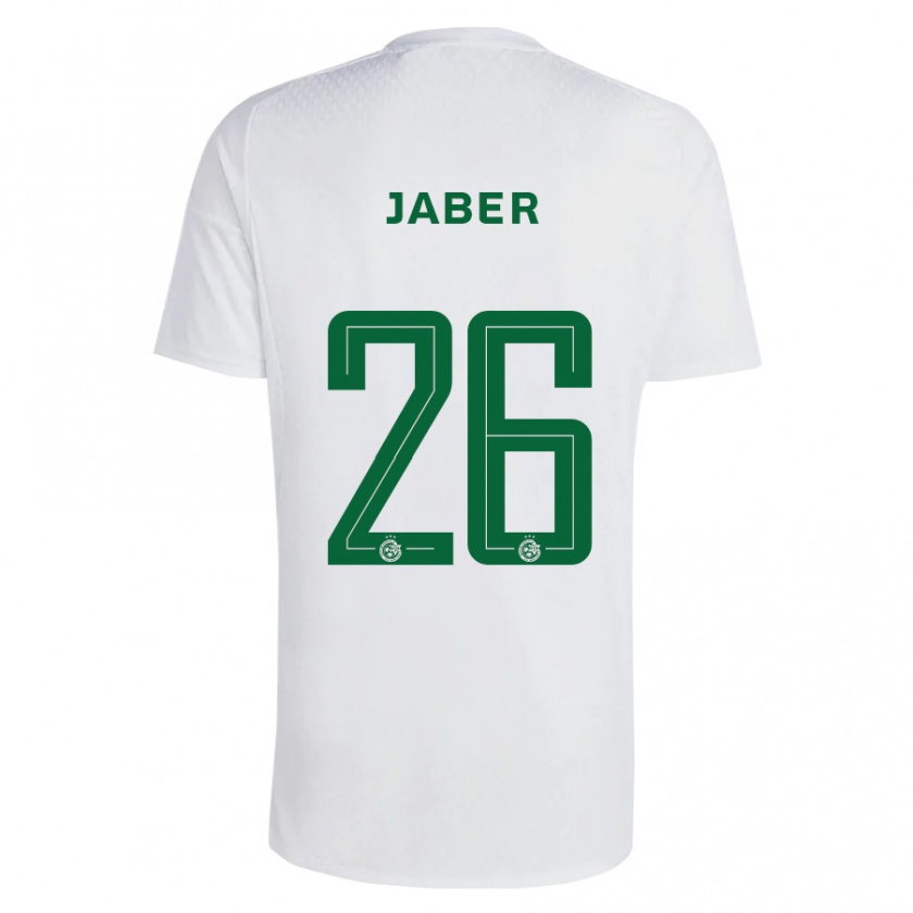 Kandiny Hombre Camiseta Mahmoud Jaber #26 Verde Azul 2ª Equipación 2023/24 La Camisa