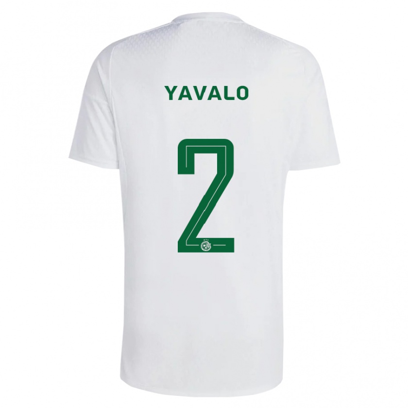 Kandiny Hombre Camiseta Gatachao Yavalo #2 Verde Azul 2ª Equipación 2023/24 La Camisa