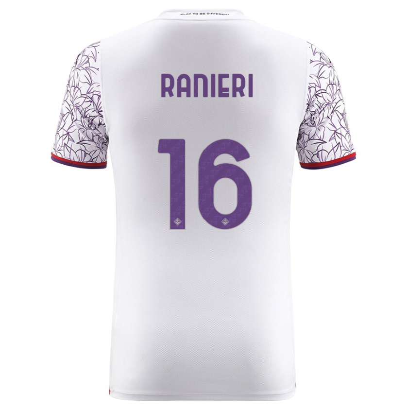 Kandiny Herren Luca Ranieri #16 Weiß Auswärtstrikot Trikot 2023/24 T-Shirt Österreich