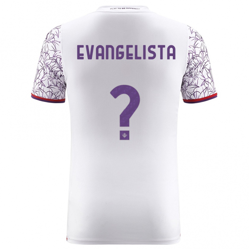 Kandiny Uomo Maglia Carlo Evangelista #0 Bianco Kit Gara Away 2023/24 Maglietta