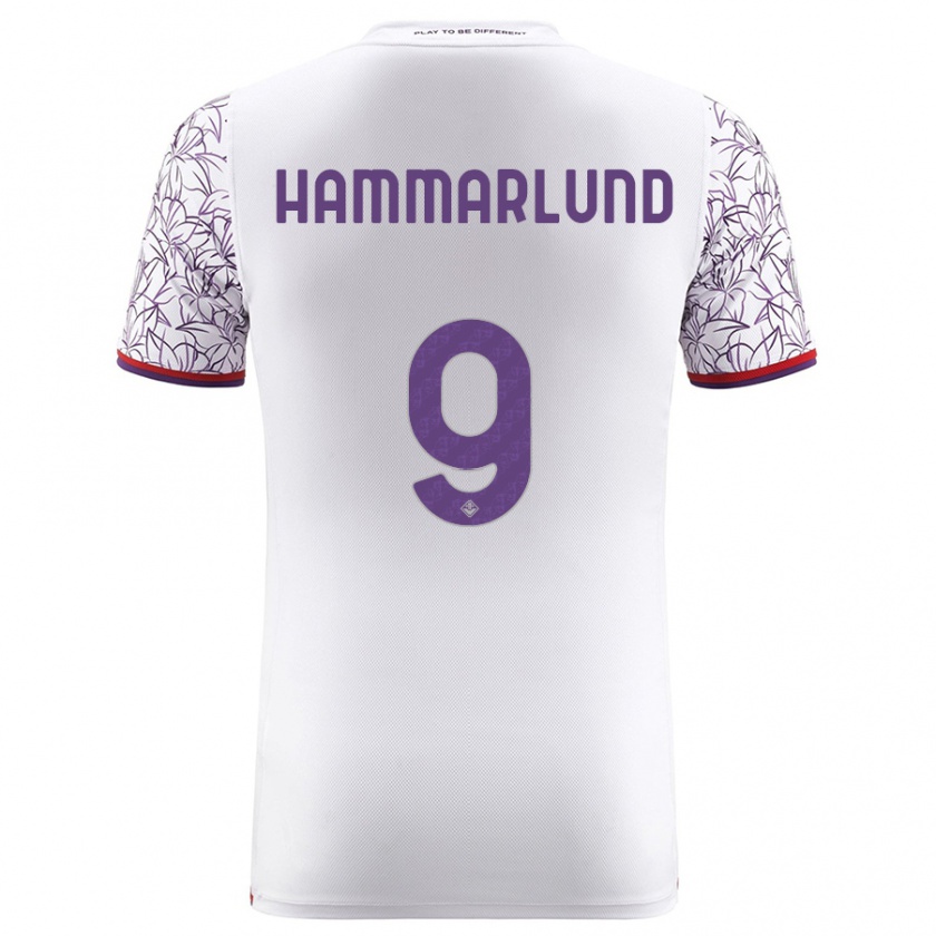 Kandiny Herren Pauline Hammarlund #9 Weiß Auswärtstrikot Trikot 2023/24 T-Shirt Österreich