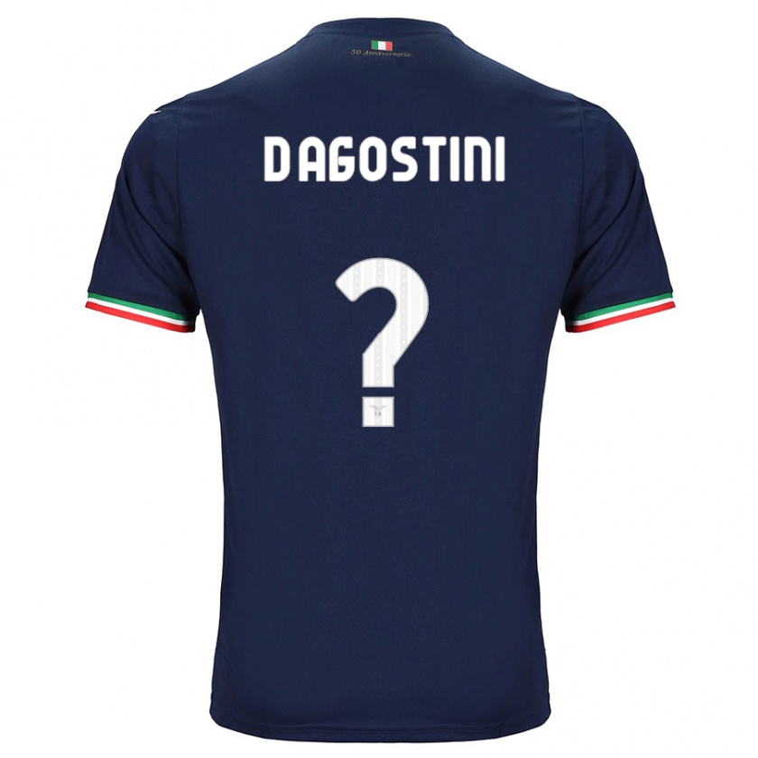 Kandiny Uomo Maglia Stefano D'agostini #0 Marina Militare Kit Gara Away 2023/24 Maglietta