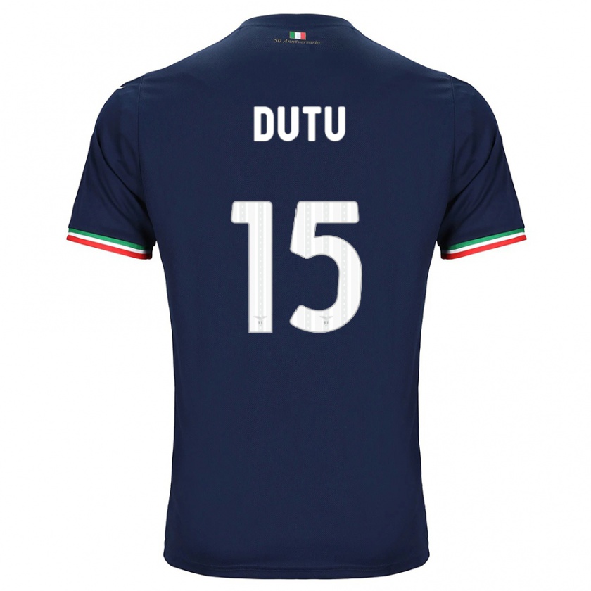 Kandiny Uomo Maglia Matteo Dutu #15 Marina Militare Kit Gara Away 2023/24 Maglietta