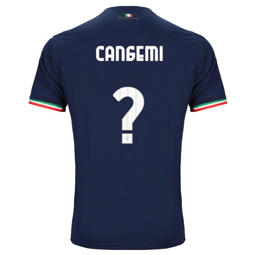 Kandiny Uomo Maglia Emanuele Cangemi #0 Marina Militare Kit Gara Away 2023/24 Maglietta