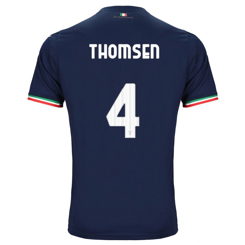 Kandiny Herren Maria Møller Thomsen #4 Marine Auswärtstrikot Trikot 2023/24 T-Shirt Österreich