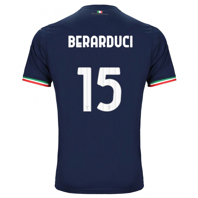 Kandiny Uomo Maglia Martina Berarduci #15 Marina Militare Kit Gara Away 2023/24 Maglietta