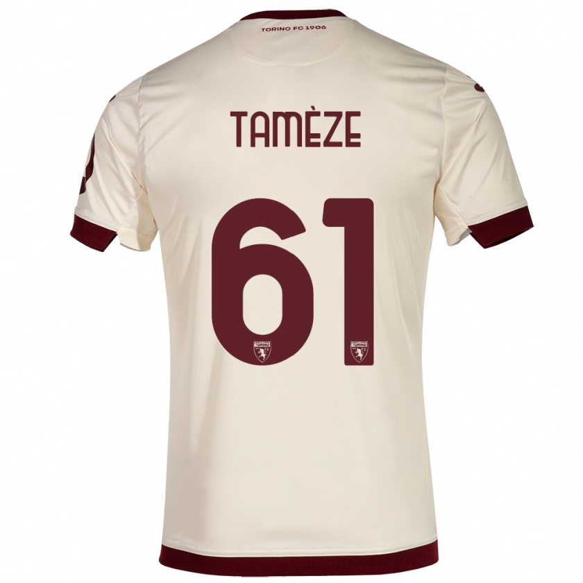 Kandiny Herren Adrien Tamèze #61 Sekt Auswärtstrikot Trikot 2023/24 T-Shirt Österreich