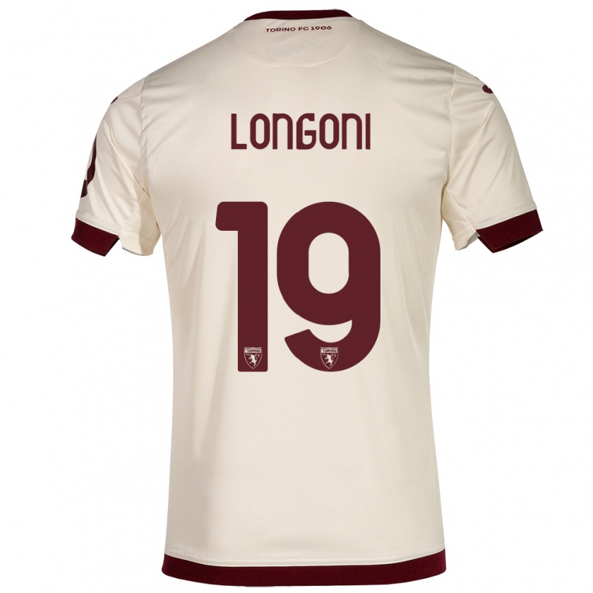 Kandiny Uomo Maglia Marco Longoni #19 Champagne Kit Gara Away 2023/24 Maglietta