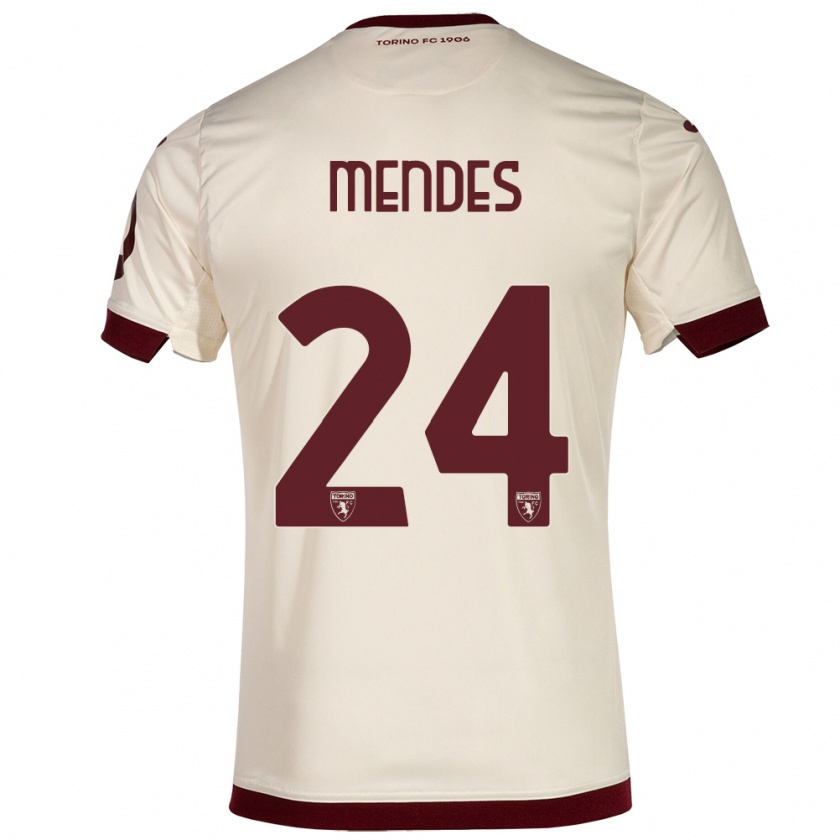 Kandiny Uomo Maglia Rodrigo Mendes #24 Champagne Kit Gara Away 2023/24 Maglietta