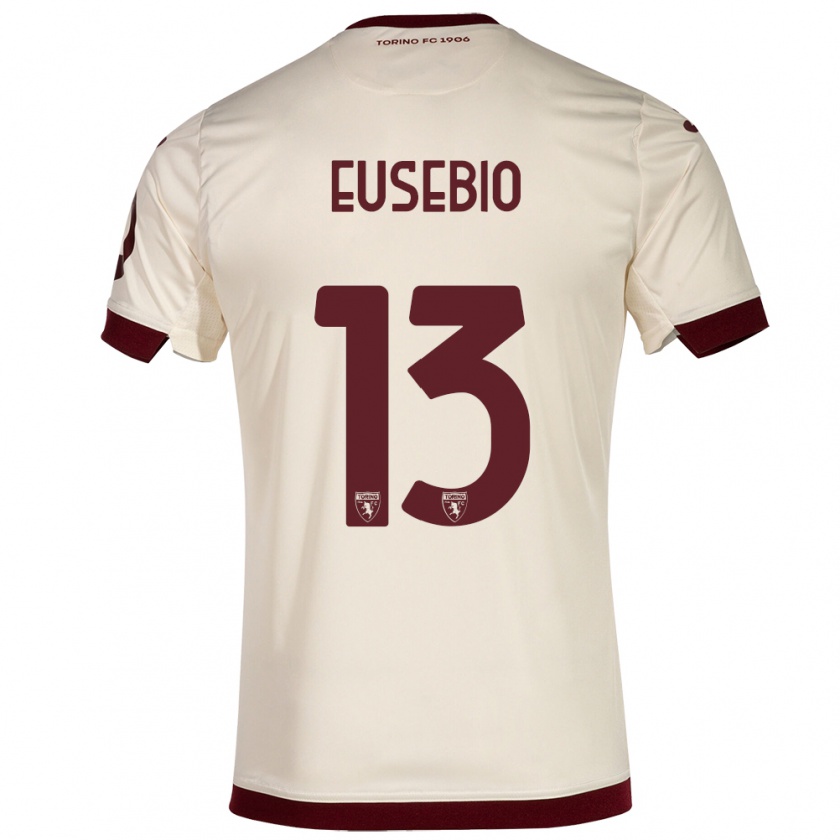 Kandiny Uomo Maglia Chiara Eusebio #13 Champagne Kit Gara Away 2023/24 Maglietta