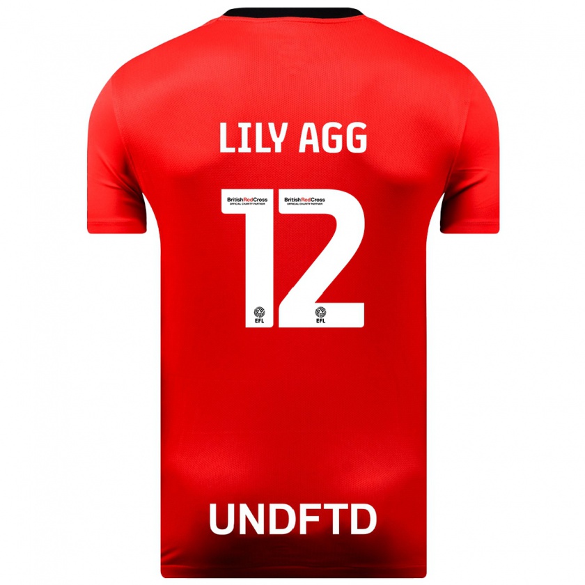 Kandiny Heren Lily Agg #12 Rood Uitshirt Uittenue 2023/24 T-Shirt België