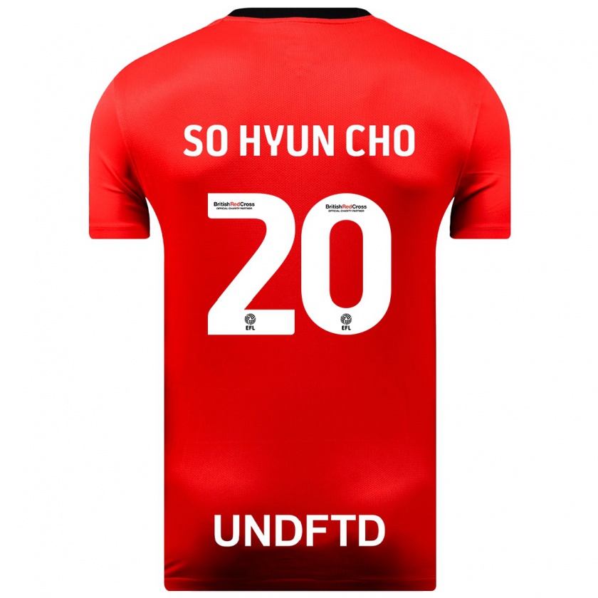 Kandiny Uomo Maglia Cho So-Hyun #20 Rosso Kit Gara Away 2023/24 Maglietta