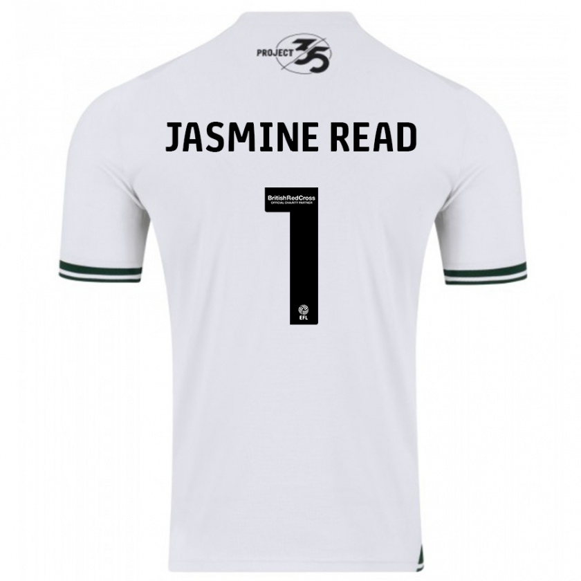 Kandiny Hombre Camiseta Jasmine Read #1 Blanco 2ª Equipación 2023/24 La Camisa