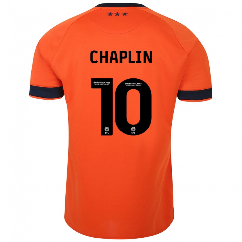 Kandiny Heren Conor Chaplin #10 Oranje Uitshirt Uittenue 2023/24 T-Shirt België