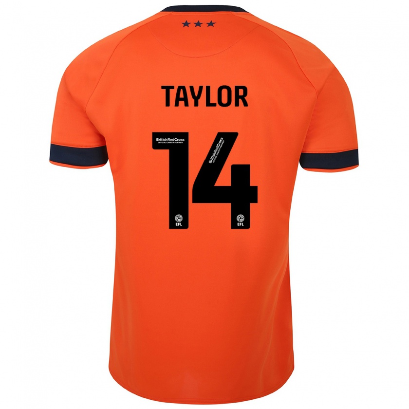 Kandiny Herren Jack Taylor #14 Orangefarben Auswärtstrikot Trikot 2023/24 T-Shirt Österreich