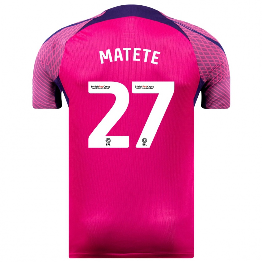 Kandiny Heren Jay Matete #27 Paars Uitshirt Uittenue 2023/24 T-Shirt België