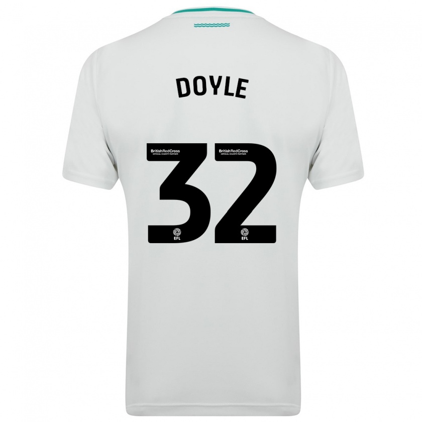 Kandiny Herren Kamari Doyle #32 Weiß Auswärtstrikot Trikot 2023/24 T-Shirt Österreich