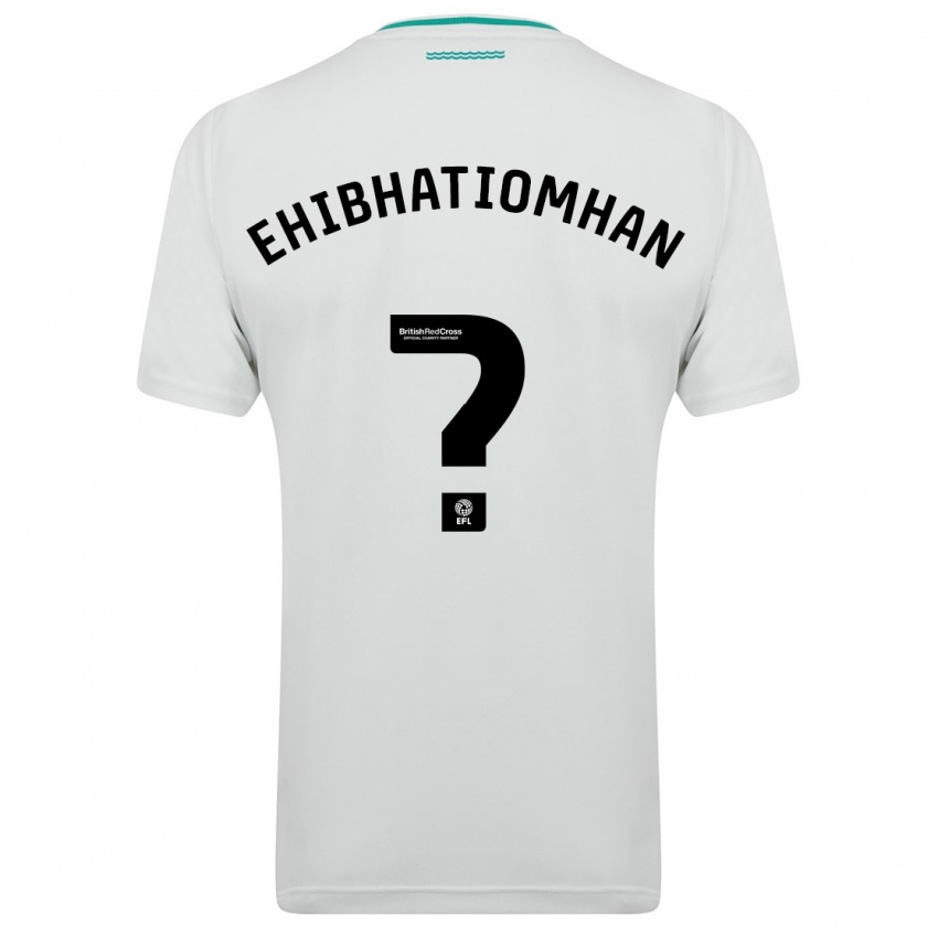 Kandiny Hombre Camiseta Princewill Ehibhatiomhan #0 Blanco 2ª Equipación 2023/24 La Camisa