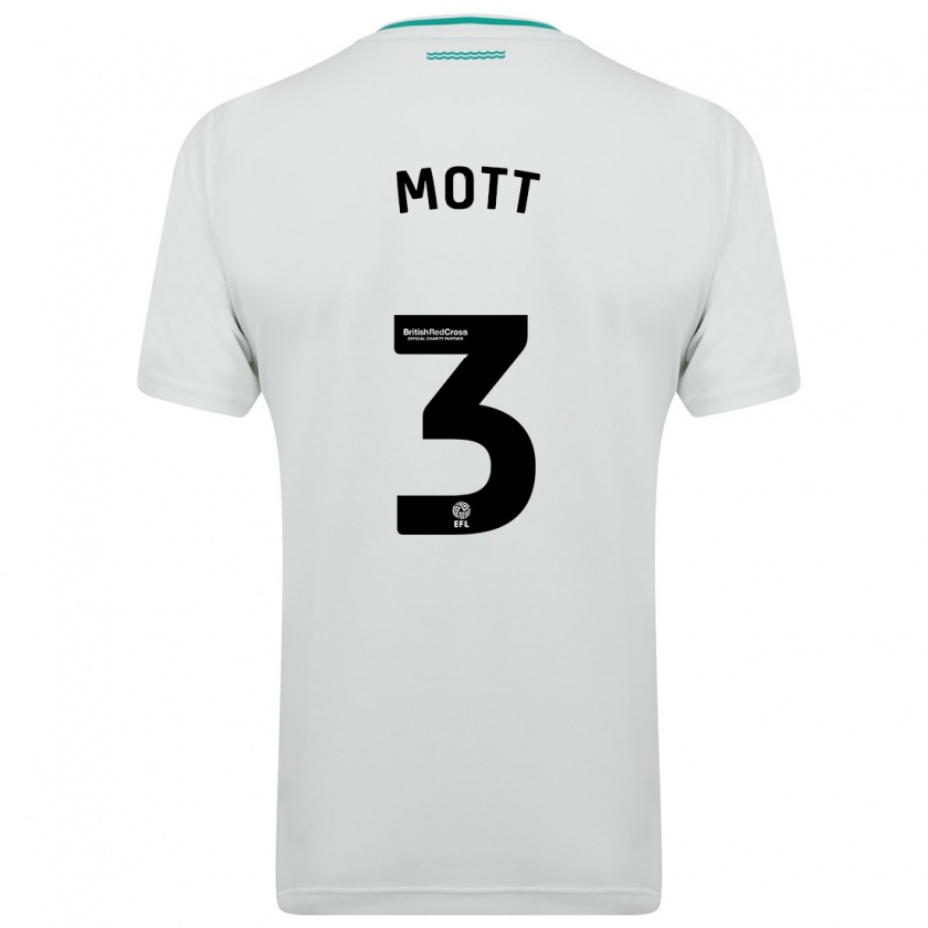 Kandiny Heren Millicent Mott #3 Wit Uitshirt Uittenue 2023/24 T-Shirt België